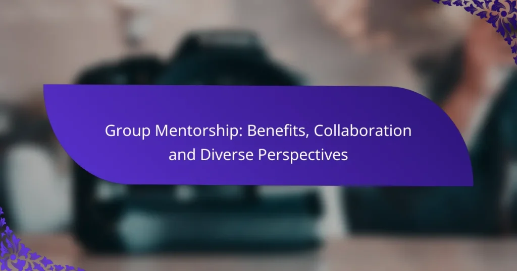 Mentorat de Grup: Beneficii, Colaborare și Perspective Diverse