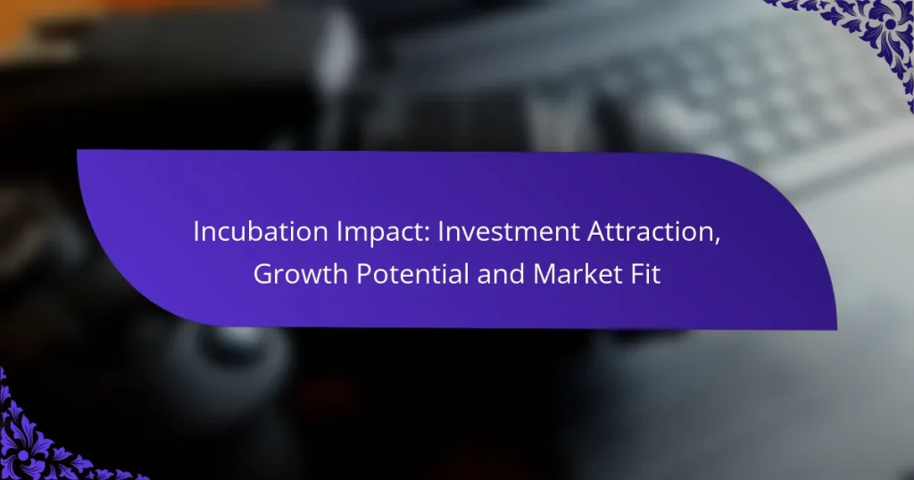 Impactul Incubației: Atracția Investițiilor, Potențialul de Creștere și Potrivirea pe Piață