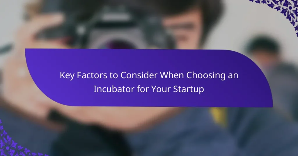 Factori Cheie de Luat în Considerare Când Alegi un Incubator pentru Startup-ul Tău